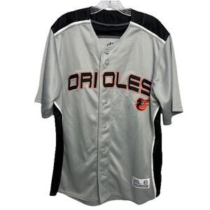 Dynasty Baltimore Orioles Gray Baseball Jersey L